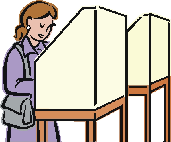 election clipart polling station