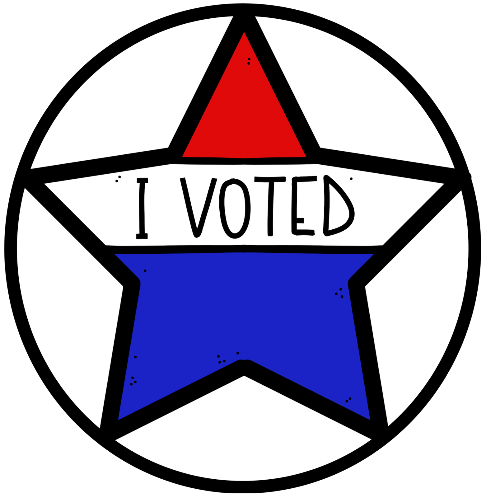 election clipart vote button