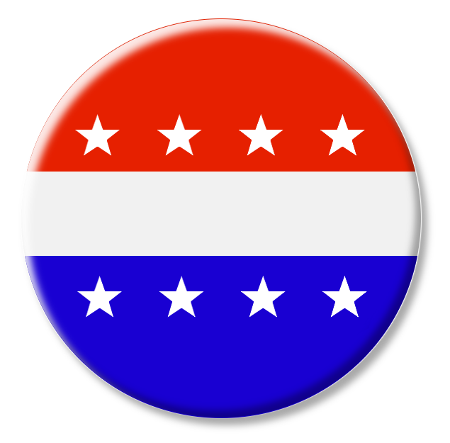 election clipart vote pin
