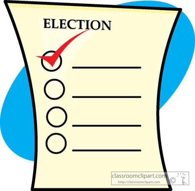 election clipart voting paper