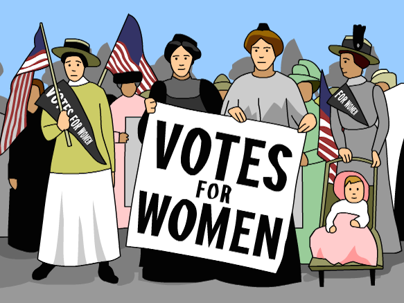 election clipart womens suffrage