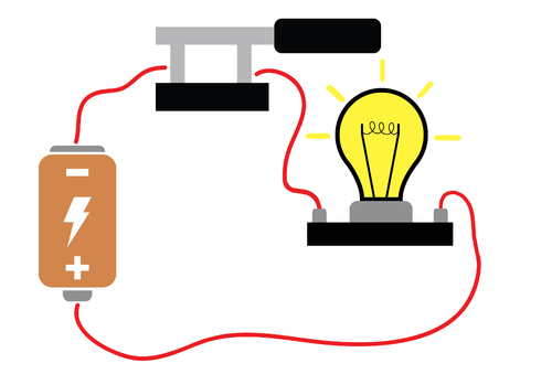 electric clipart circuit switch