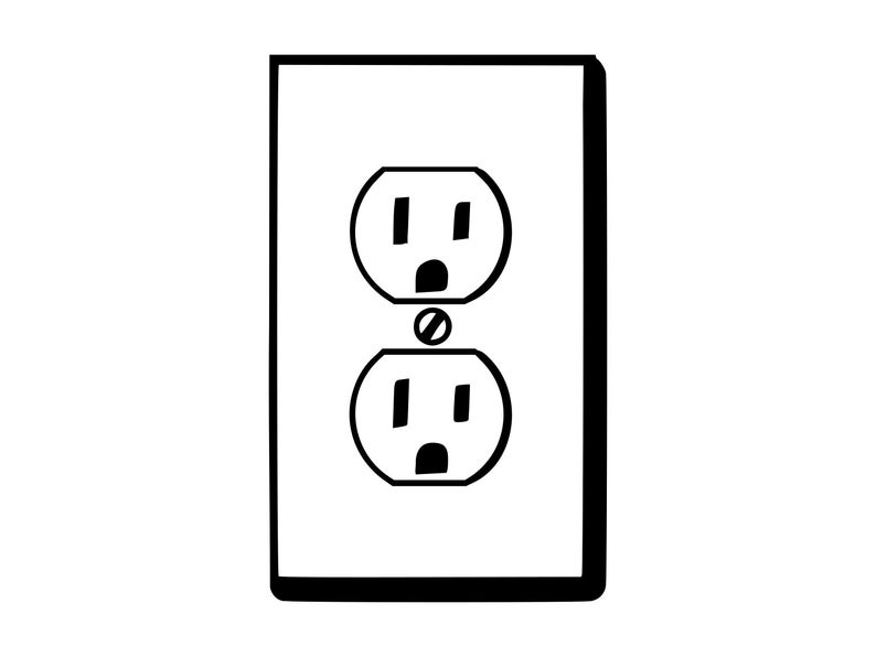 plug clipart outlet