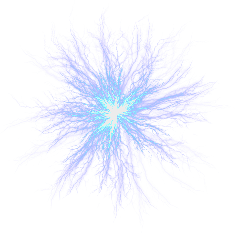 Images of electric sparks. Sparkle clipart blue