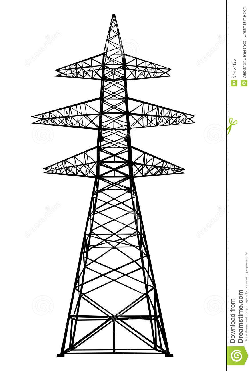 electric clipart electric tower