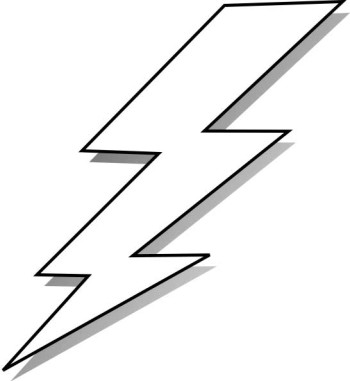electric clipart lightning bolt