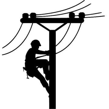 Electric clipart lineman. Free download best on