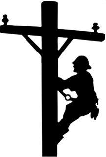 Portal . Electric clipart lineman