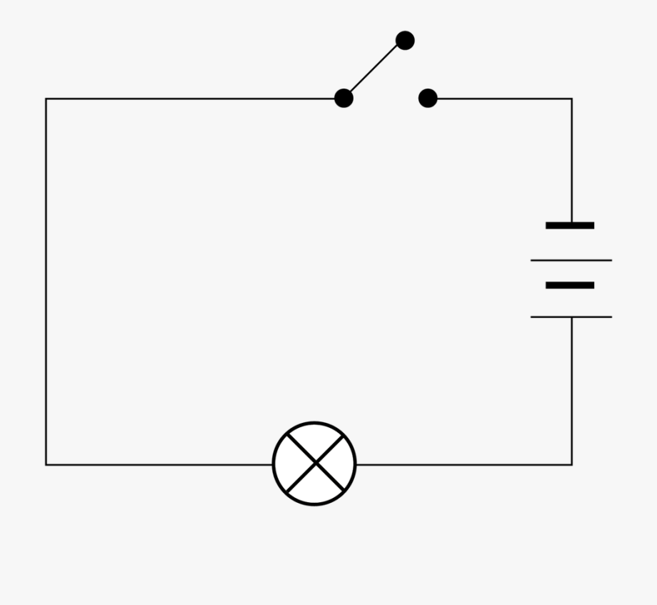 electric clipart open circuit