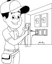electrical clipart black and white