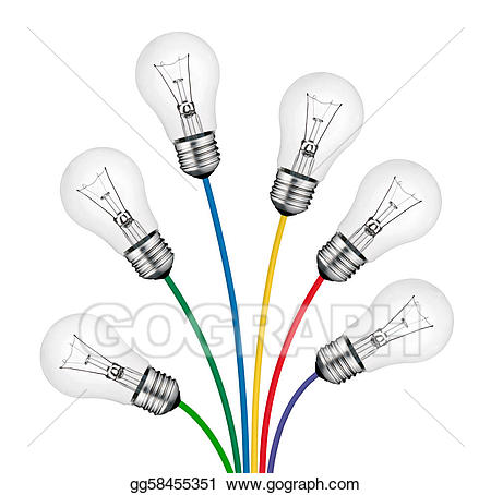 Electrical clipart bright. Stock illustration new ideas