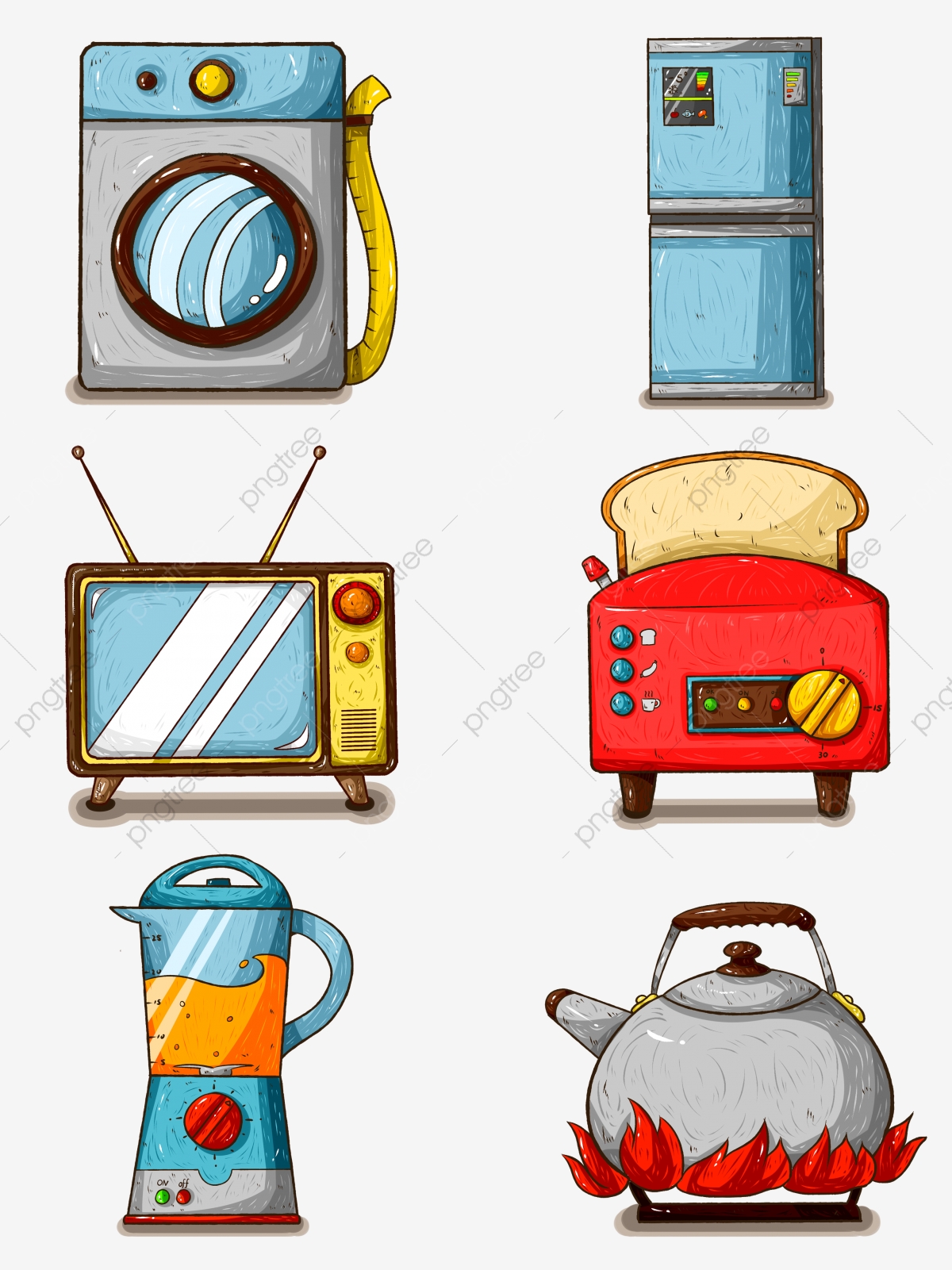 refrigerator clipart household