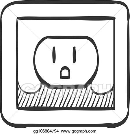 Electrical clipart household. Eps illustration sketch icon