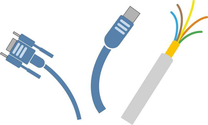 man clipart cable