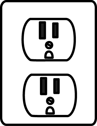 electrical clipart wall outlet