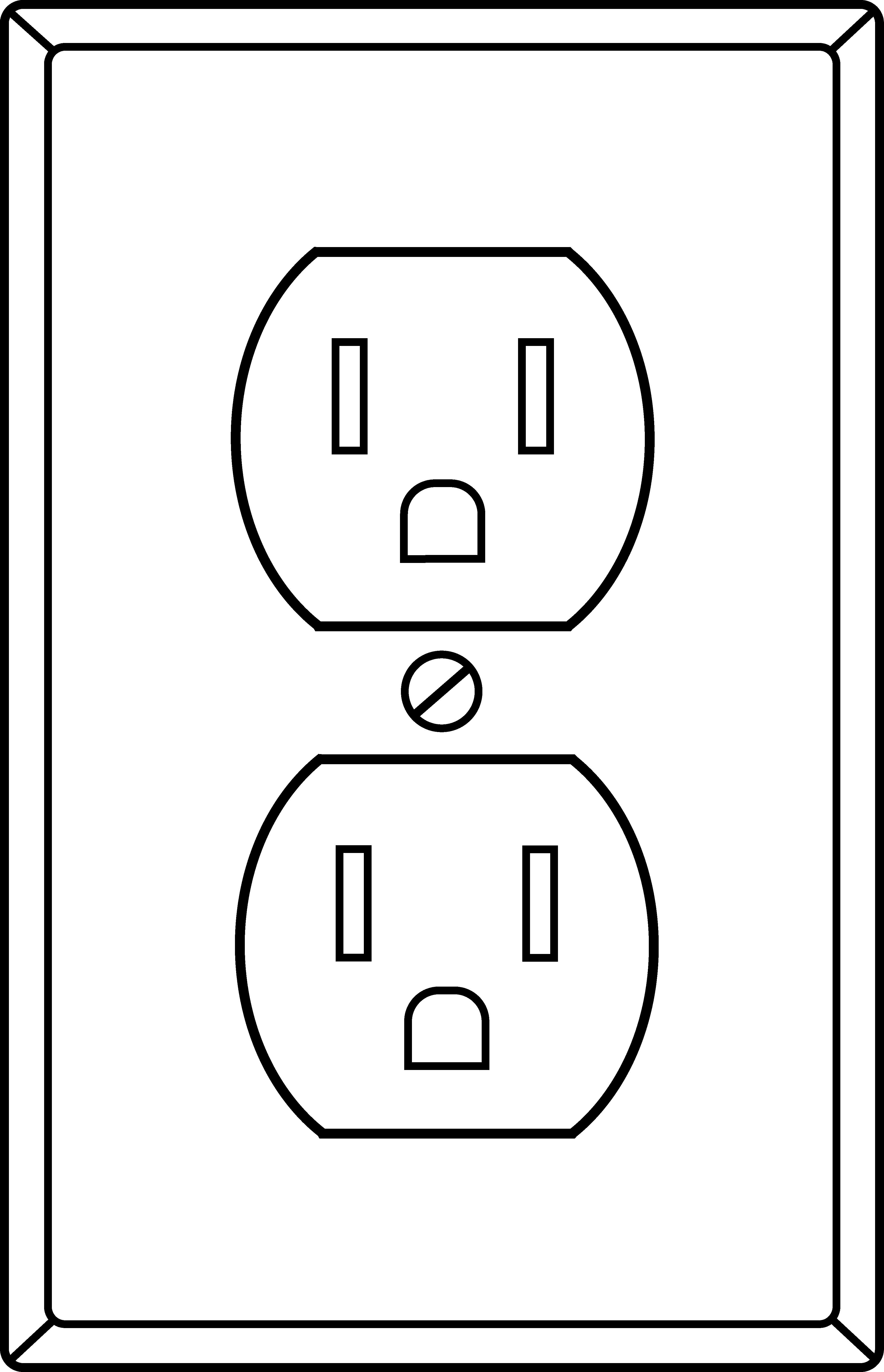 electrical clipart wall outlet