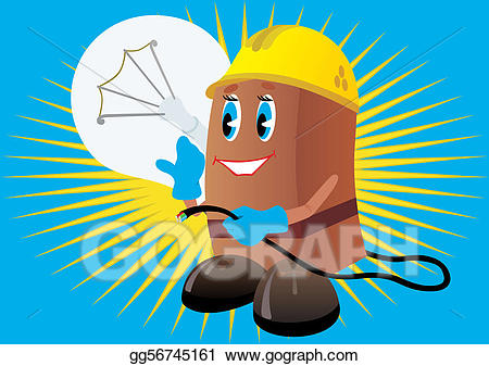 Stock illustration gg . Electrician clipart builder