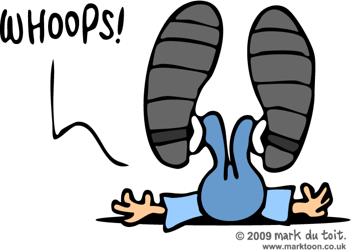 Index of cartoons people. Feet clipart person