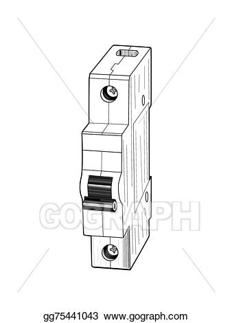 electrician clipart circuit breaker