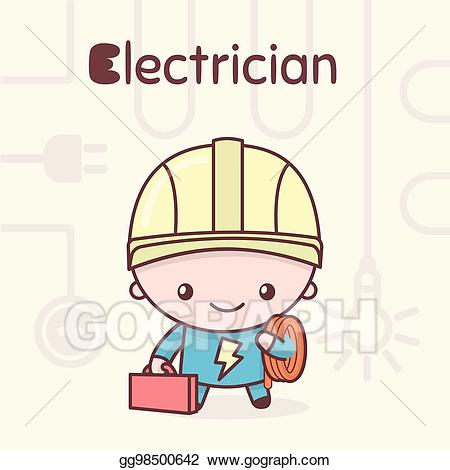 electrician clipart cute