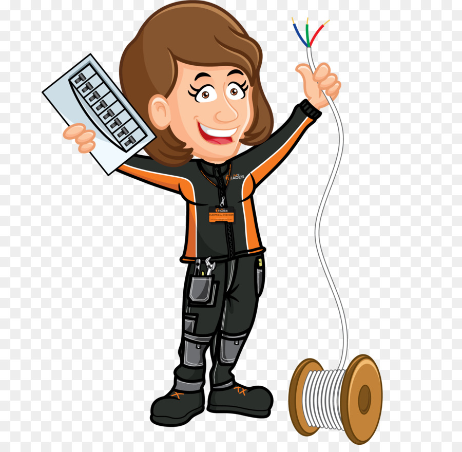 electrician clipart happy