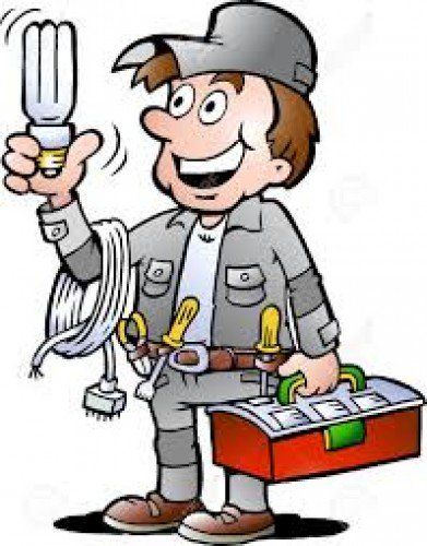 electrician clipart house