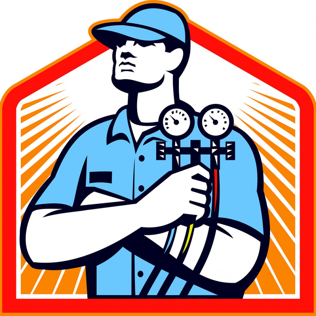 Begnaud s ac electric. Electrician clipart hvac technician