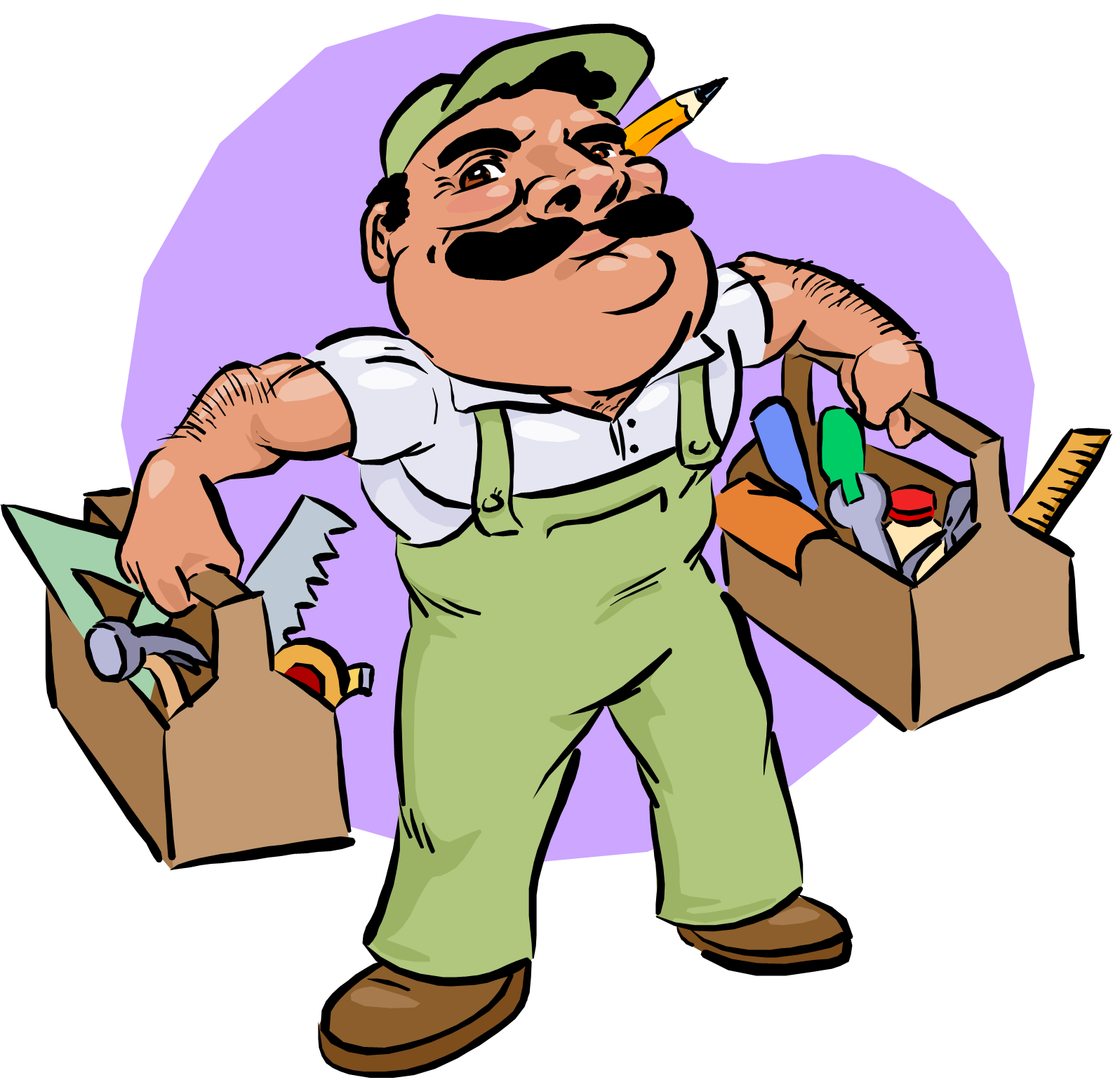 electrician clipart repair guy