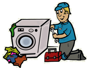 electrician clipart washing machine repair