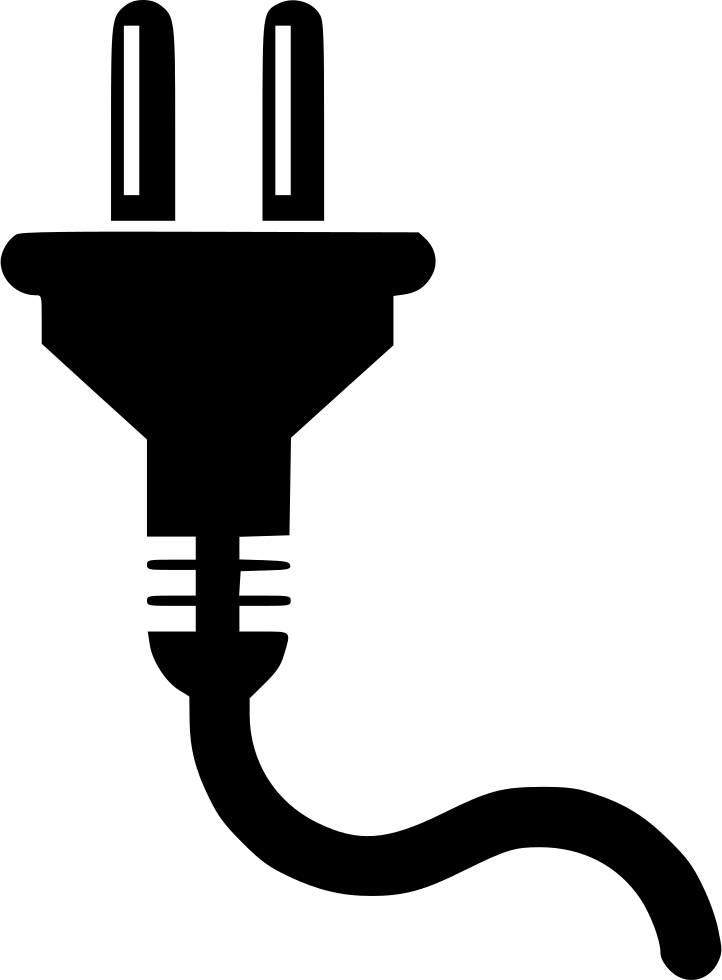 Bolt electric energy power. Plug clipart current electricity