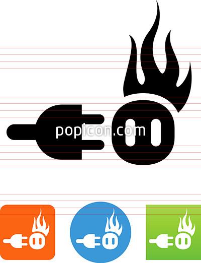 electricity clipart electric fire