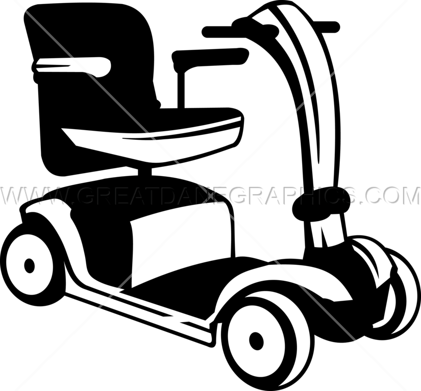 Adult electric scooter production. Electricity clipart electrical item