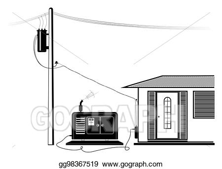 electricity clipart in house