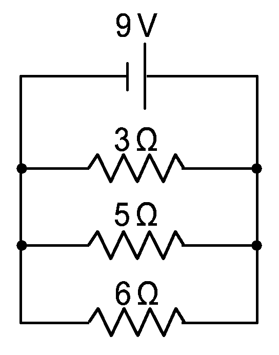 Current electricity circuits. Electric clipart parallel circuit