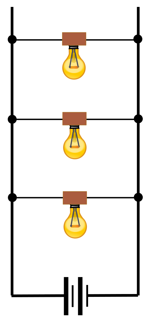 electricity clipart parallel circuit