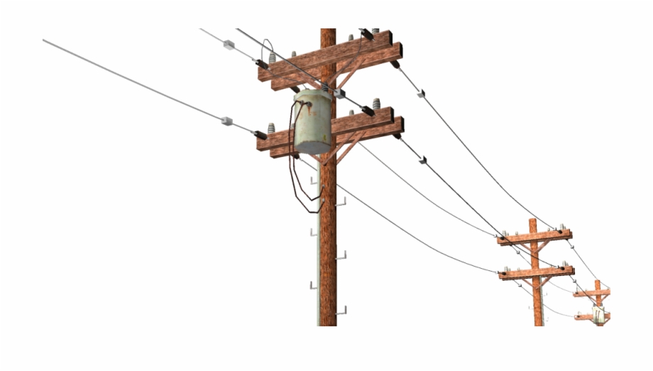 electricity clipart poles