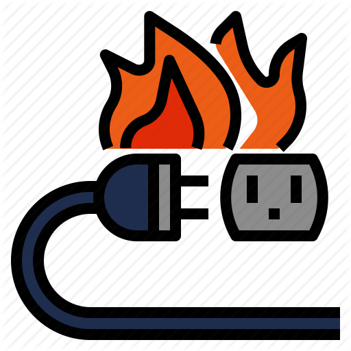 Electricity clipart short circuit.  fire by ddara
