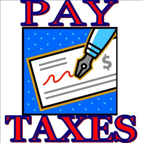 tax clipart tax bill