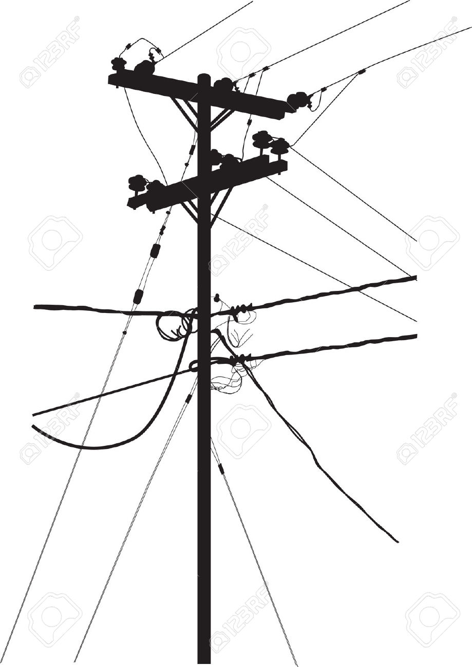 electricity clipart telephone line