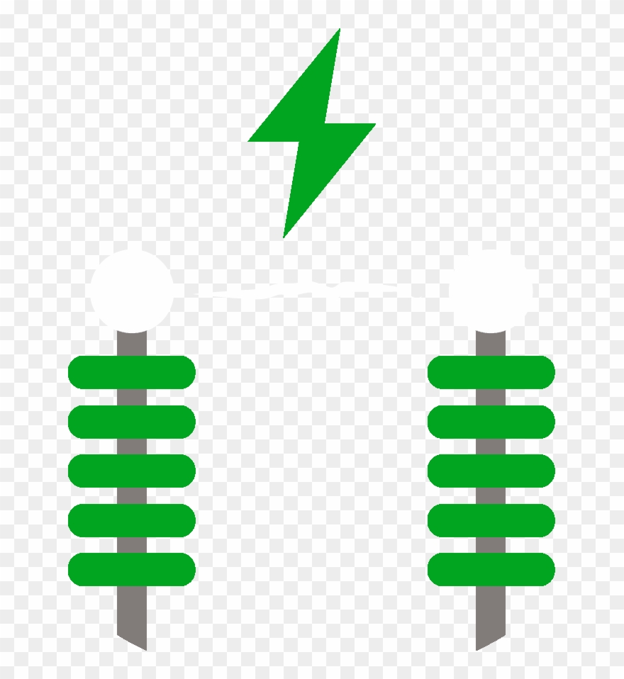 High and medium transmission. Electricity clipart voltage