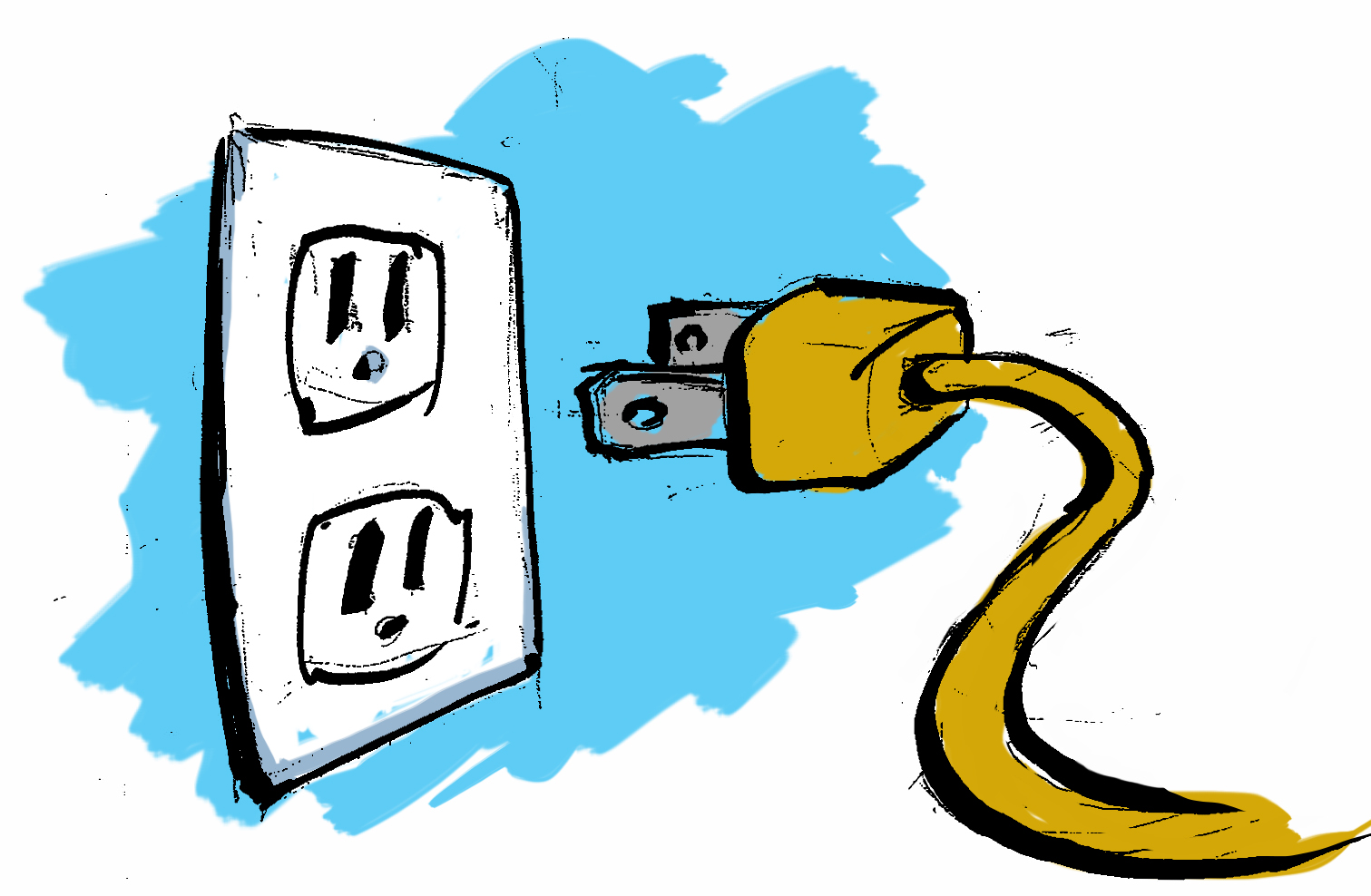 electricity clipart way