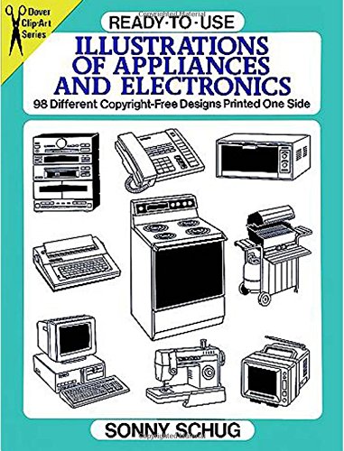 Ready to use illustrations. Electronics clipart electronic appliance