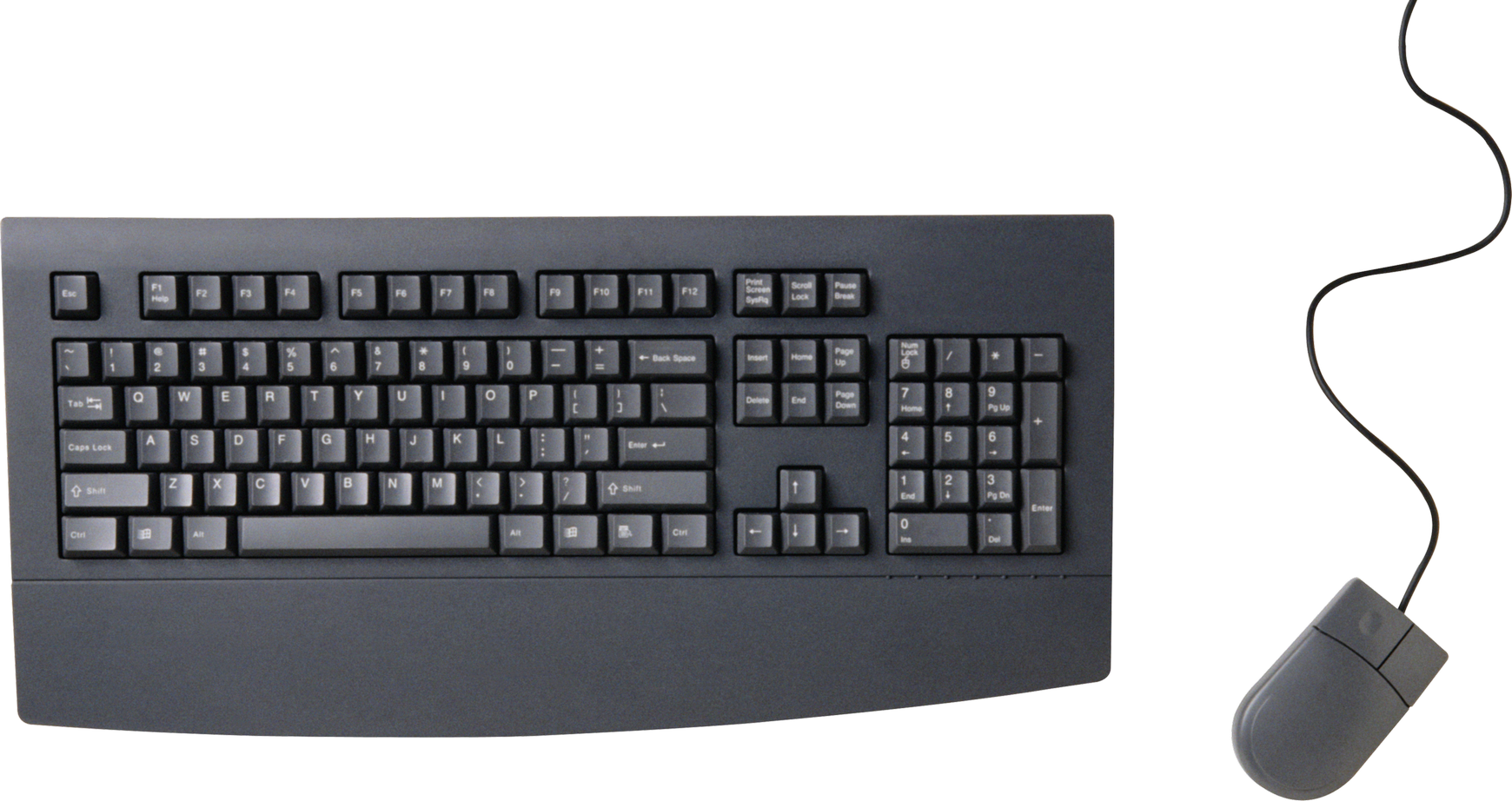 Electronics clipart style. White keyboard png image