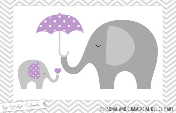 Clip art commercial use. Elephant clipart baby shower
