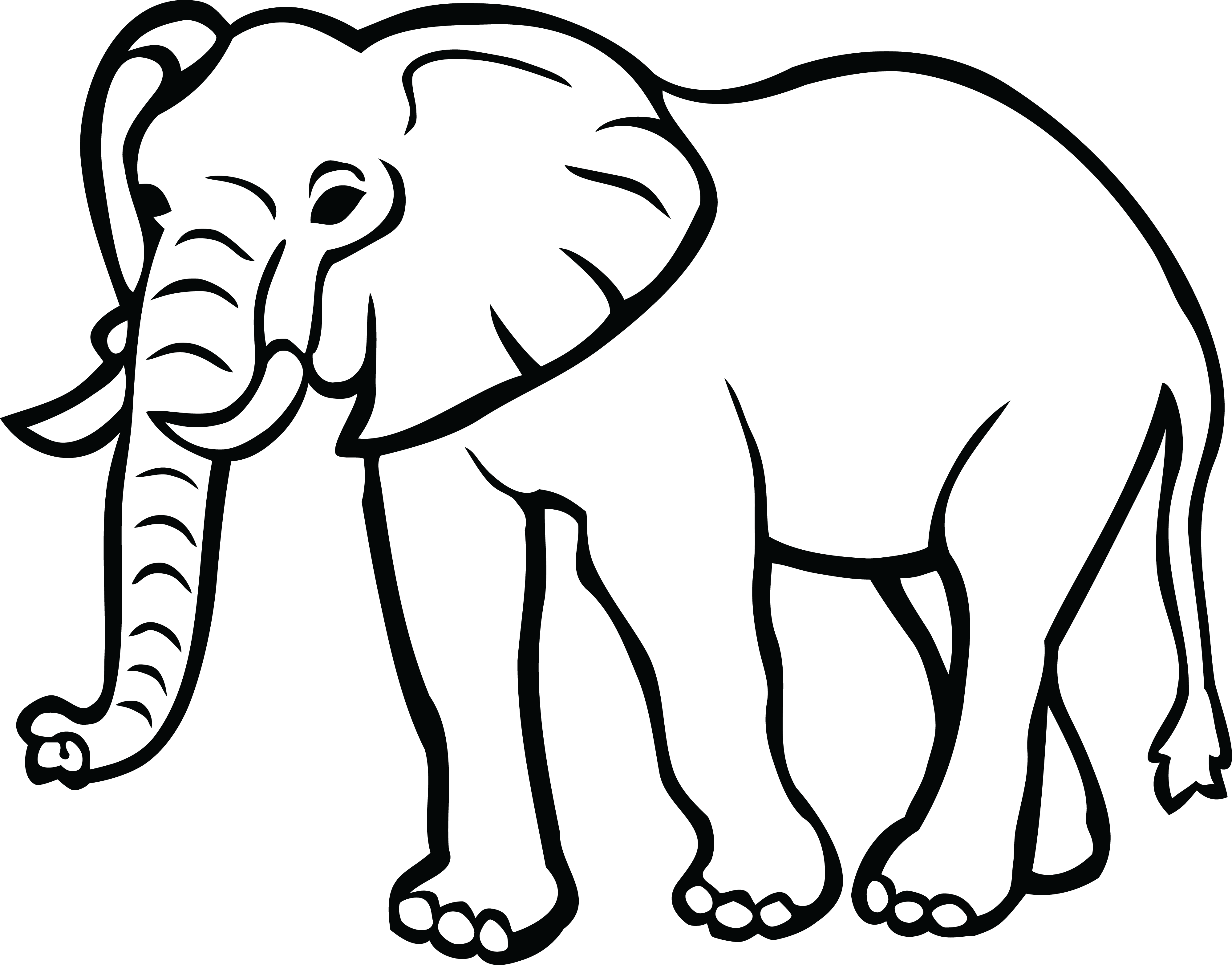 Free Free 290 Baby Elephant Svg Black And White SVG PNG EPS DXF File
