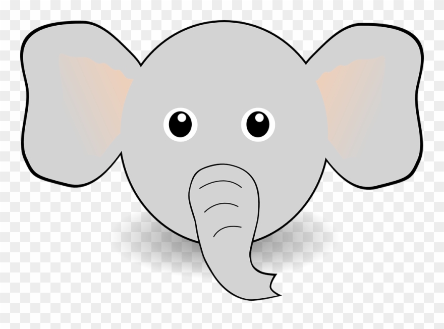 elephant clipart face