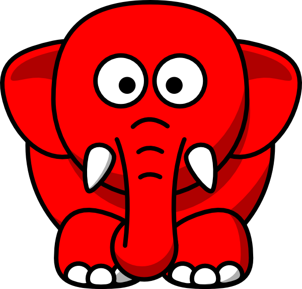 Elephants red