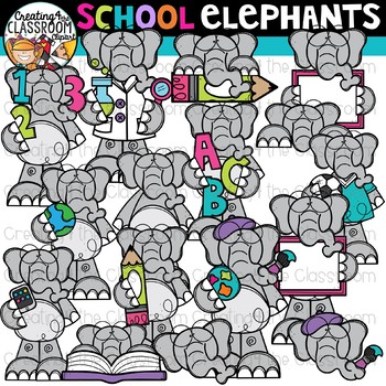 elephant clipart school
