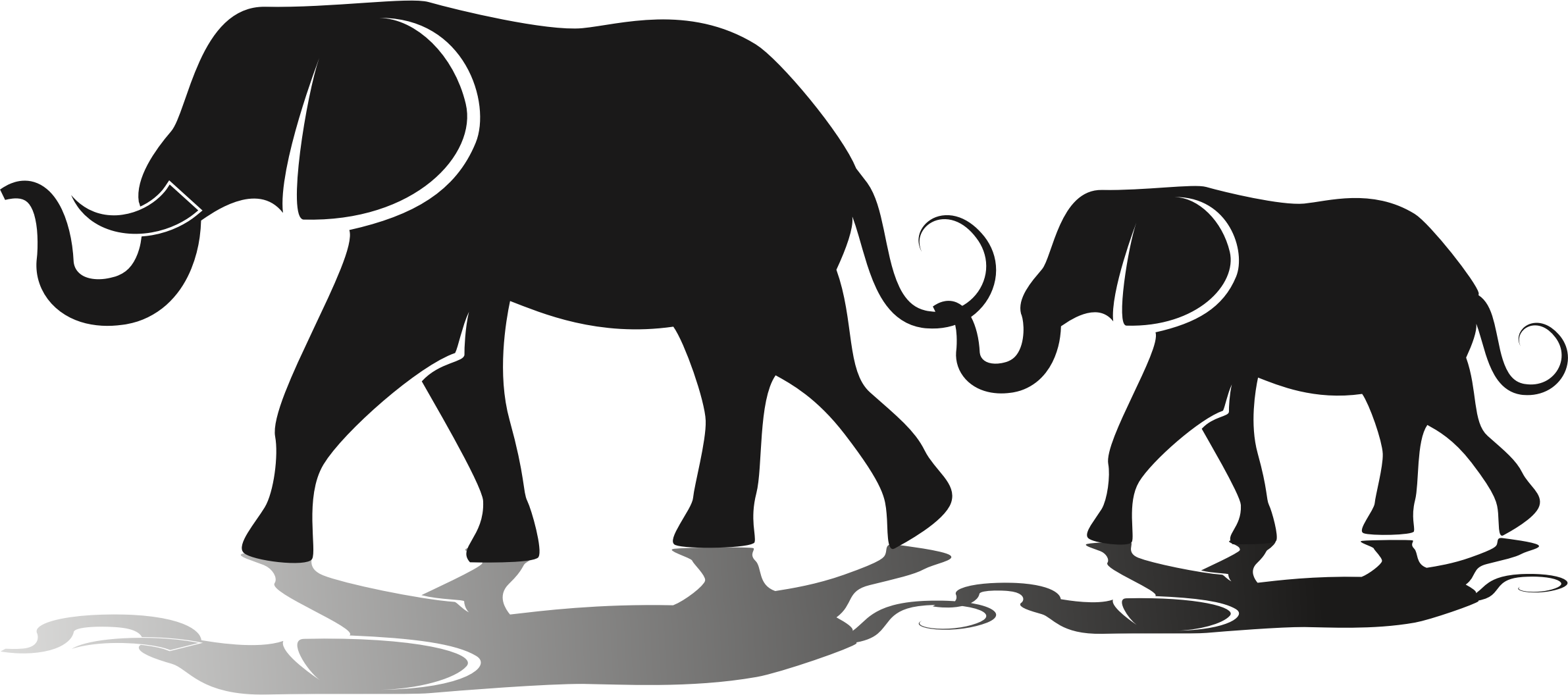 elephant clipart stencil