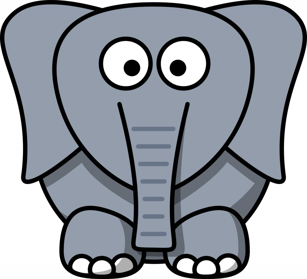 Special cartoon image of. Elephant clipart water